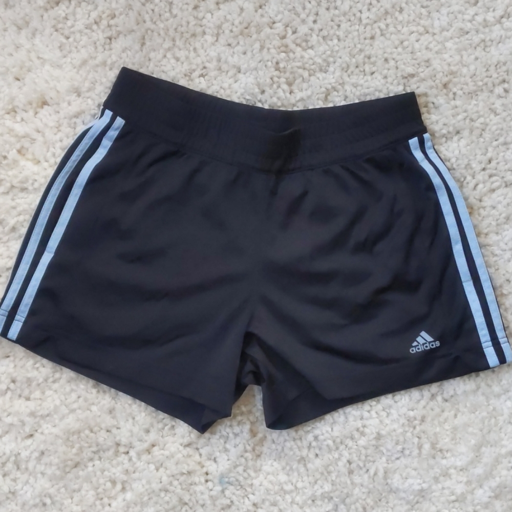 Adidas Pacer 3-Stripe Woven Shorts Navy Sz M